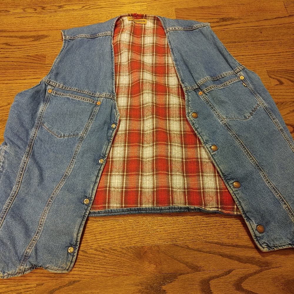 Denim Levi's vest. Made in USA